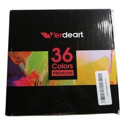 Verdeart 36 Colors Premium Acrylic Paint Set with Brushes and Palette