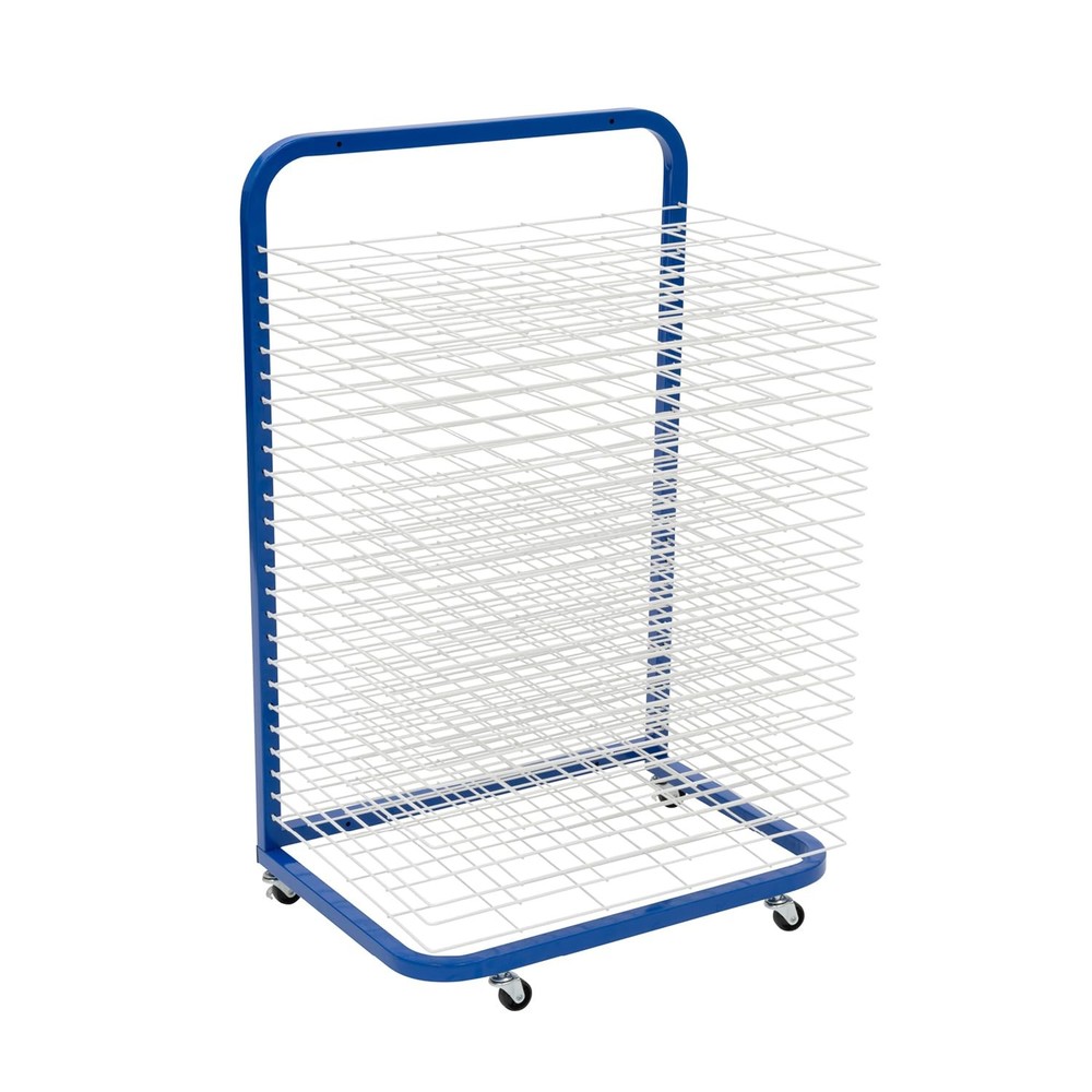 Pearington Mobile 25Shelf Art Drying Rack for Classrooms and Art Studios, Hea…