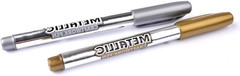 Mylifeunit Metallic Marker Pens, 6-Pack Metallic Gold Silver Permanent Markers,