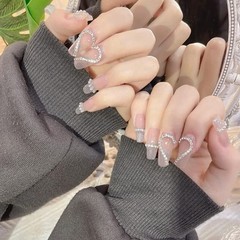 Rhinestones Chain – Gold Silver Pearl AB Colors – 3D Nail Art