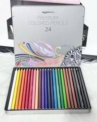 Amazon Basics Premium Colored Pencils 24ct | Multicolor | Art Coloring |