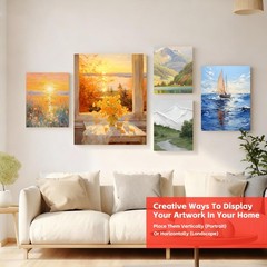 Canvas for Painting – 14 Pack 8×10 Painting Canvas Boards,Wall-Mounted Tracel…