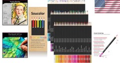 Artist-Quality 72 Colored Pencils – Smooth Blending & Ergonomic Grip, Non-Toxic
