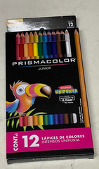 Prismacolor Colored Pencils Pack, UNIPUNTA Colors, Set of 12, Junior 4.0mm