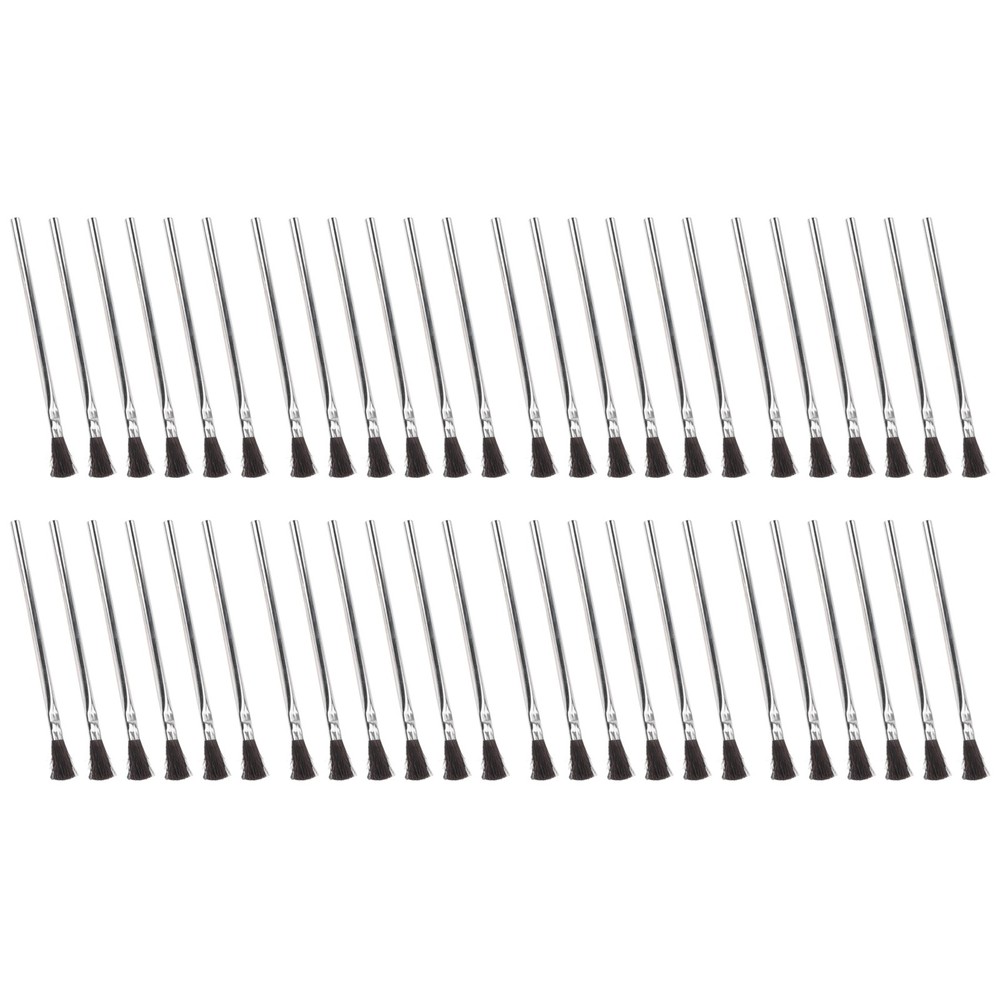 Acid Brushes – 3/8 Inch Horsehair Acid Flux Brushes, Epoxy Brushes 48 Count B2M7