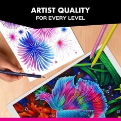 Vibrant 24 Count Colored Pencils Set – Perfect for Portrait Shading & Blending