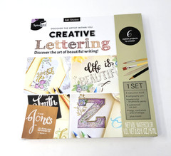 SpiceBox Creative Hand Lettering Kit Learn Calligraphy Set w/ Workbook Creative