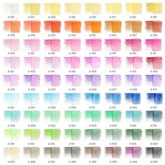 72 Assorted Shades Triangular Shape Watercolor Pencils Water Color Drawing