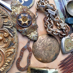 Steampunk Art “1 POUND LOT “- Mixed metals pieces, Bulk, Clearance priced #NY575