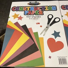 2 Pads Of 150 Count Construction Paper, 9 x 12 Inches, Assorted Colors
