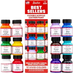 Flexible Paint for Shoes & Furniture – 12 Colors