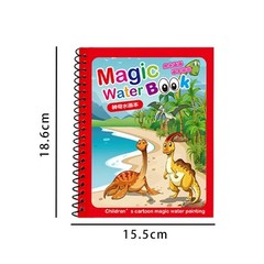 Magic Water Drawing Book & Pen Reusable Kids Painting Colouring Toy Gift