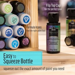 Multi-Surface Dragonfly Glaze Multi-Surface Paint (2 Oz), 44383, Violet-Blue-
