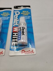 Lot Of 2 Pentel White Marker 100W New