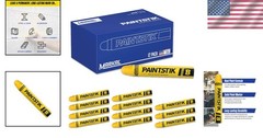 12-Pack Yellow Solid Paint Markers | Versatile Broad Point for Any Surface
