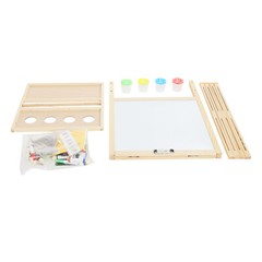 Wood Color Floor Standing Art Easel Easel for Kids Adjustable Standing Art Easel