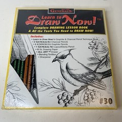 General’s Learn to Draw Now Art Kit Brand New