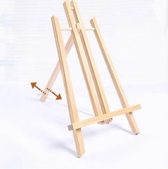 2PCS 17 Inch Desktop Easel, Party Easel, Wooden Easel – Versatile Tabletop Art D