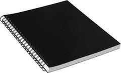Versatile Black Poly Sketch Book, 9×12 – 75 Heavyweight Sheets for Drawing