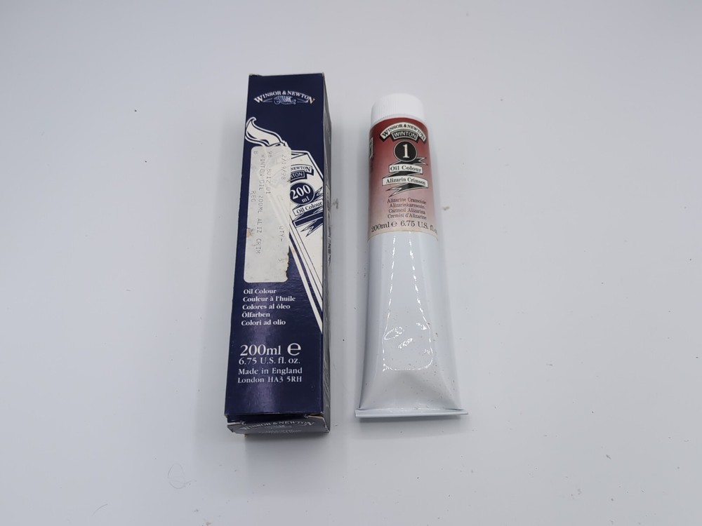 Winsor & Newton Winton Oil Colour 6.75 oz. Alizarin Crimson #1 200ml