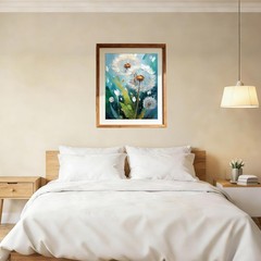 Dandelion Paint By Numbers Kit For Adults Beginner DIY Wall Art Decor 16×20