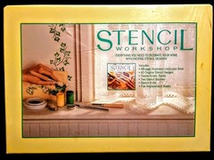 Stencil Workshop Craft Kit. Everything You Need Included. New Sealed, Vintage