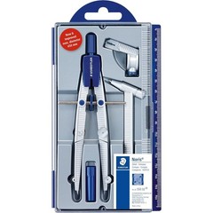 STAEDTLER 550 02 Noris School Compass with Centre Wheel, (350 mm Diameter)