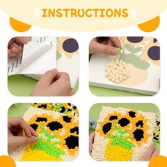 Veroave Pom Painting Art Kit for Adults, Kit, Yellow
