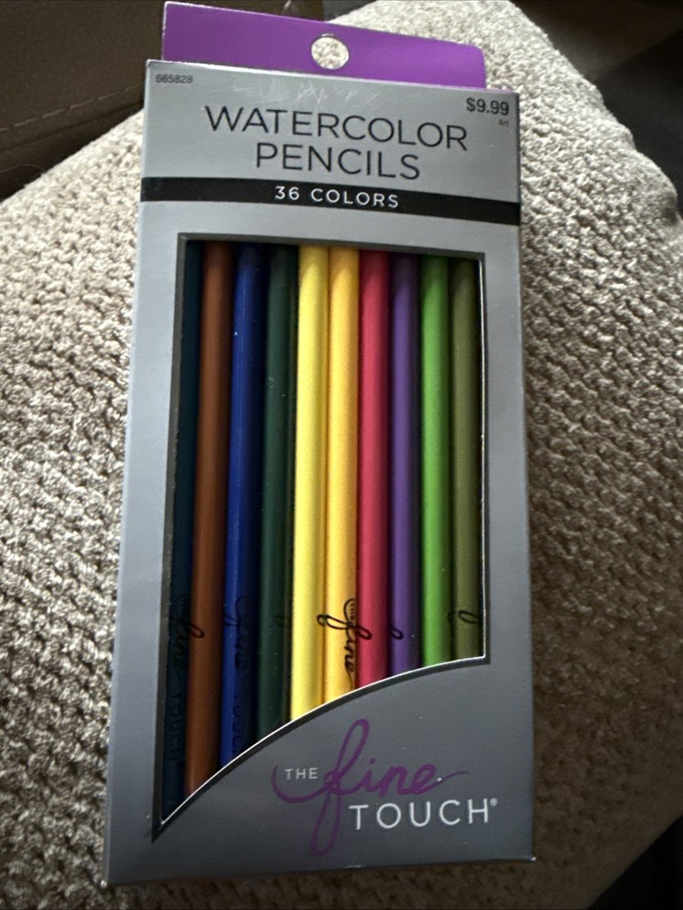 The Fine Touch Watercolor Pencils 36 CT Assorted Colors