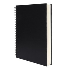 8.5x11inches Hardbound Sketch Book, Spiral Bound Sketch Pad, 80-Sheets 90gsm Inn