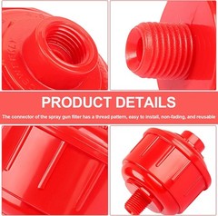 4PCS Disposable Air Water Filters, Mini Disposable Spray Gun Filter, Only Standa