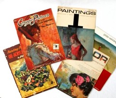 Walter Foster Painting Books 5 Vintage 13 3/4 x 10 1/4 How To Paperback