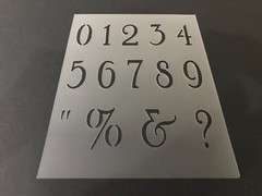 Numbers #2 Stencil 2″ Tall #’s 10mil 8″x10.5″ Sheets, Crafts, School, Count