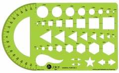 Jakar Stencils Templates Architectural Technical Artist Design Drawing Aid Tool