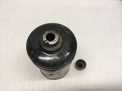 Vintage Alphacolor dry tempera powder Black Empty black lid