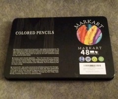 48 Count Colored Pencils for Adult Coloring Books, Soft Core, Ideal for Drawing