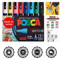 Assorted Colors Acrylic Paint Markers with Reversible Tips – Perfect for Gifts