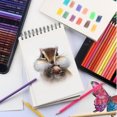 KALOUR 180 Colored Pencil Tin Set 12 Metallic Colors