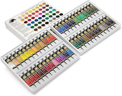 Acrylic Paint Set, 48 Colors, 48 X 0.4 Fl Oz (12 Ml) Tubes, Lightfast Heavy Body