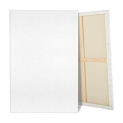 Large Canvas for Painting 2 Pack 30×40 White Pre Stretched Canvases Fivefold