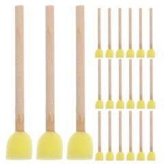 50 Pcs Children’s Paint Brushes Decoupage Arts and Crafts Supplies