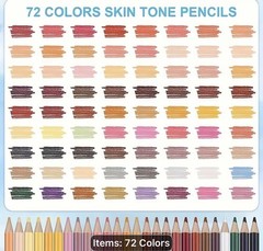 72 Brutfuner Skin Tone Colored Pencils NEW Shipping Included