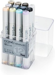 COPIC Too Sketch Basic 12 Color Set A Illustration Marker Marker Pen