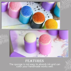 6PCS Sponge Applicator Dauber Chalk Drawing Sponge Stamping Drawing Sponge Art
