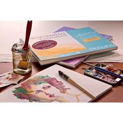 9×12 Inch Fabriano Artistico Watercolor Block Traditional White Paper Pad
