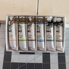 Professional Watercolor Paint Set (6) 37 ml / 1.25 Fl Oz Assorted Colors – New