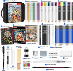 141 PCS Art Supplies Sketching Kit Pro Max Gifts for Artists Adults Kids | Drawi