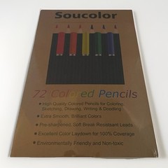 72-Color Colored Pencils for Adult Coloring Books, Back to School Supplies, Soft