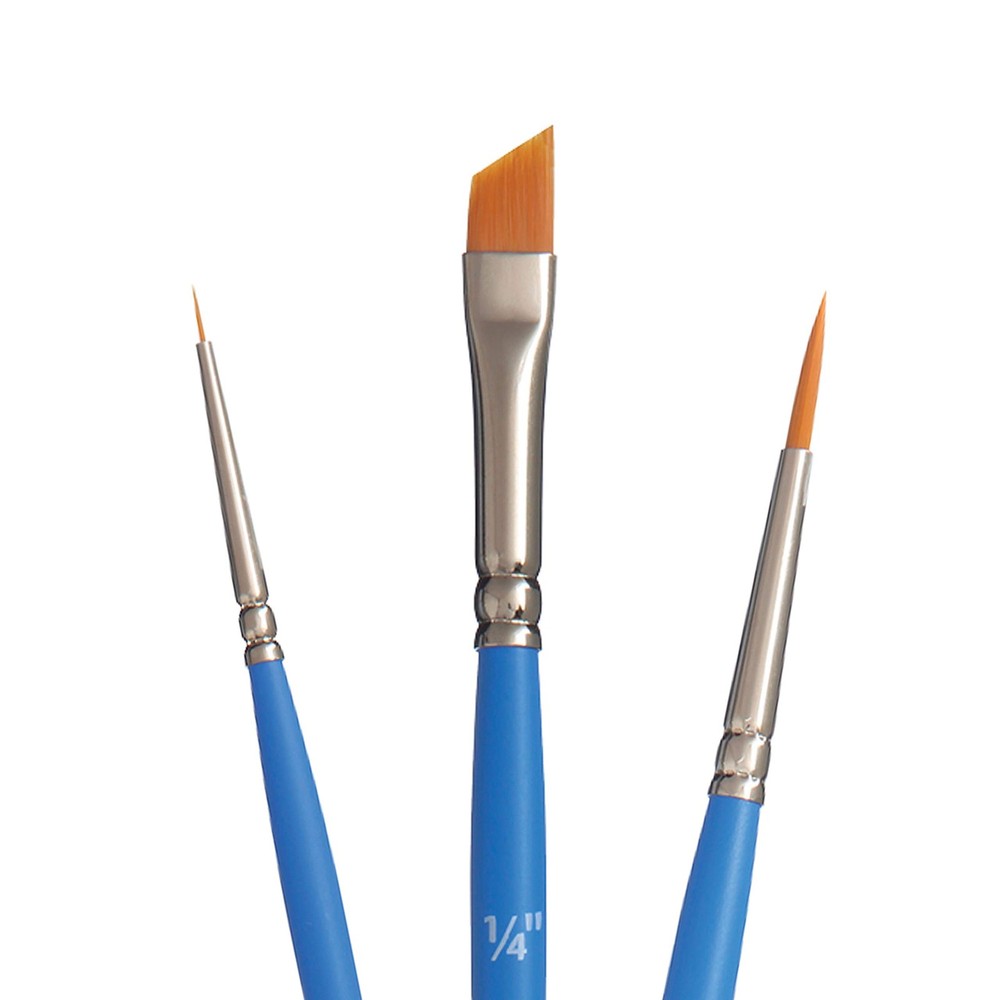 Princeton Select Artiste Brush Set No. 2, SET 2- 3 BRUSH SET, Blue
