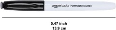 Fine Tip Permanent Markers, 12 Pack – Quick-Dry, Waterproof, Non-Toxic Black Ink